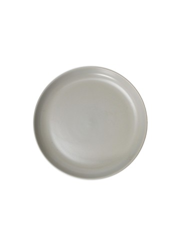 Plato cerámica 21, 5cm gris