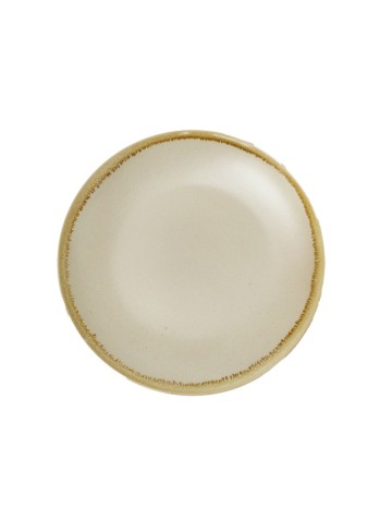 Plato ceramica 27 cm beige...
